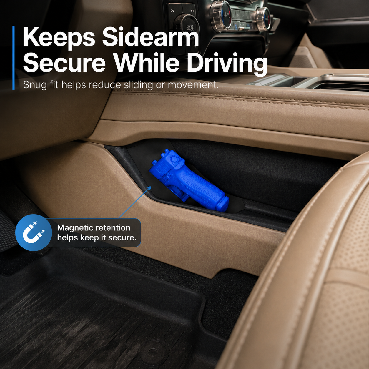 Truck Sidearm Holster Mount for F250
