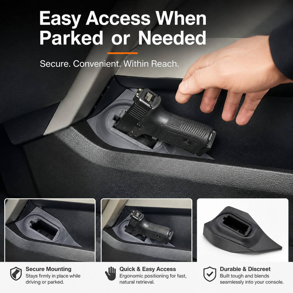 Truck Sidearm Holster Mount for F150